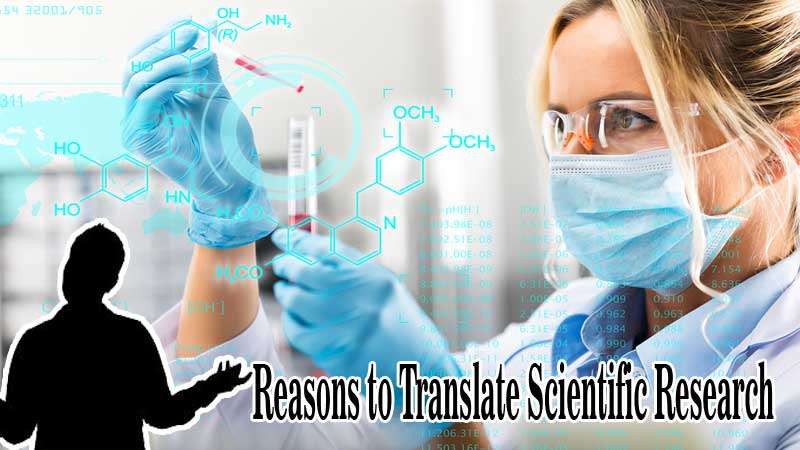 Reasons to Translate Scientific Research